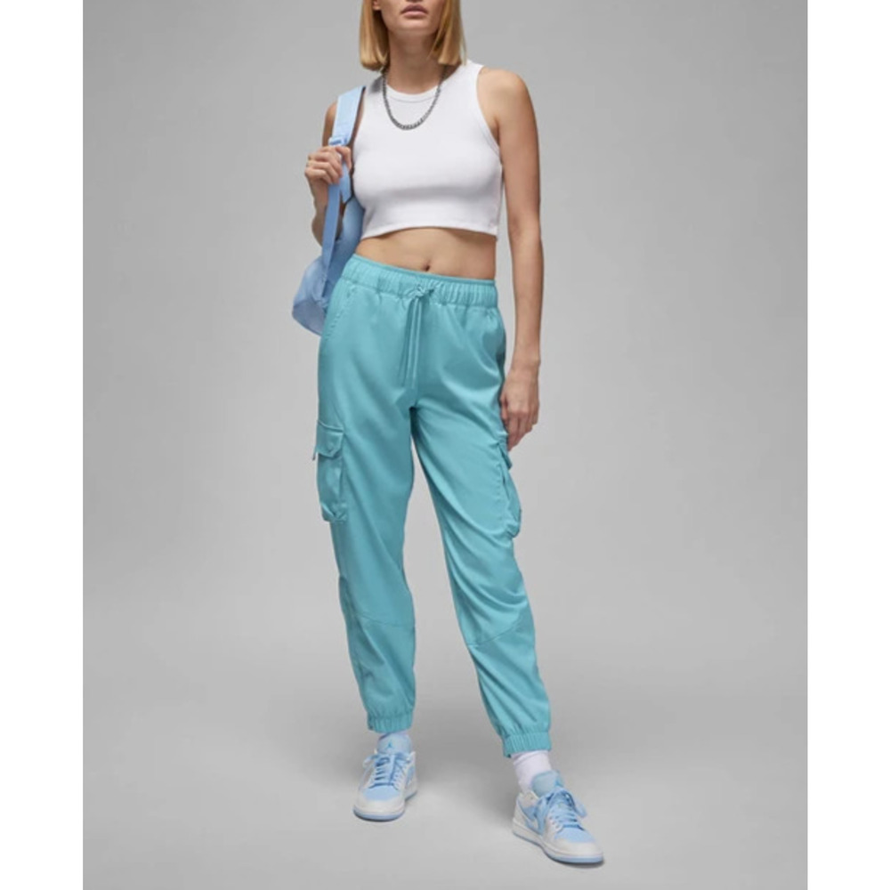 Nike Air Jordan Tunnel Pants Women’s Small Cargo Pockets Blue Jogger DQ4451-424 - Picture 15 of 16